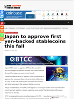 Japan to approve first yen-backed stablecoins this fall - The Crypto News Wire