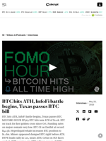 BTC hits ATH, InfoFi battle begins, Texas passes BTC bill - Decrypt