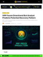 XRP's Consolidation Phase Suggests Imminent Recovery