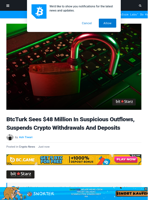 BtcTurk Sees $48 Million In Suspicious Outflows, Suspends Crypto Withdrawals And Deposits | Bitcoinist.com