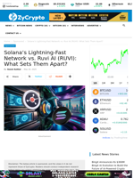 Solana’s Lightning-Fast Network vs. Ruvi AI (RUVI): What Sets Them Apart?