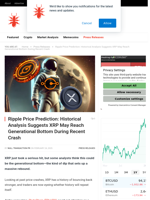 Ripple Price Prediction: Historical Analysis Suggests XRP May Reach Generational Bottom During Recent Crash - NullTX