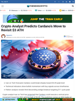 Crypto Analyst Predicts Cardano's Move to Revisit $3 ATH
