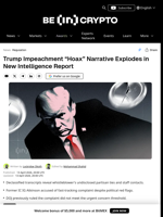 Gabbard Drops Secret Trump Impeachment Records From 2019