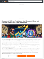 Litecoin (LTC) Price Prediction: Can Litecoin’s Historical Patterns Unlock the $2000 Breakout? - Brave New Coin