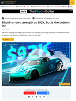 Bitcoin Traders Defend $92K, But For How Long?