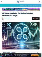 XRP Mega Candle On The Horizon? Analyst Reiterates $27 Target