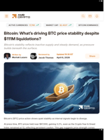 Bitcoin: What’s driving BTC price stability despite $111M liquidations? - AMBCrypto