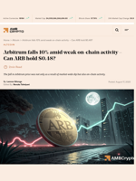 Arbitrum falls 10% amid weak on-chain activity - Can ARB hold $0.48? - AMBCrypto
