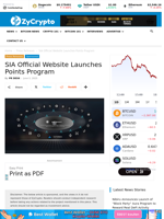 SIA Official Website Launches Points Program