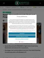 Sandy Khaund Connects Tech and People in Unique Ways - Crypto News Flash