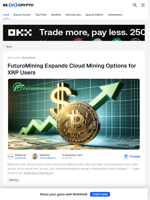 FuturoMining Expands Cloud Mining Options for XRP Users