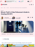 Bitcoin Theft: A Fake Policeman's Guide to Stealing $1M BTC