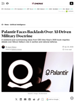 Palantir Faces Backlash Over AI-Driven Military Doctrine - Decrypt