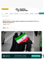 Market odds for Iranian regime change by June 30 drop to 13.5% as skepticism grows: FT