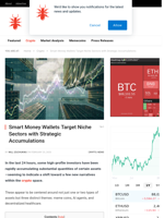 Smart Money Wallets Target Niche Sectors with Strategic Accumulations - NullTX