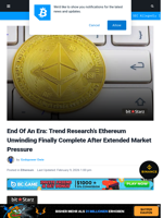 End Of An Era: Trend Research’s Ethereum Unwinding Finally Complete After Extended Market Pressure | Bitcoinist.com