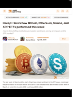 Recap: Here's how Bitcoin, Ethereum, Solana, and XRP ETFs performed this week - AMBCrypto