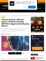 Strategy Is Aggressively Buying The $94k Bitcoin Cra