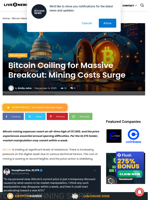 Bitcoin Coiling for Massive Breakout: Mining Costs Surge | Live Bitcoin News