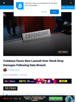 Coinbase Faces New Lawsuit Following $400M Data Breach