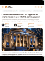 Coinbase wins conditional OCC approval as crypto moves deeper into U.S. banking system - AMBCrypto