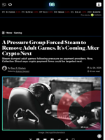 A Pressure Group Forced Steam to Remove Adult Games. It's Coming After Crypto Next - Decrypt