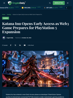 Katana Inu Opens Early Access as Web3 Game Prepares for PlayStation 5 Expansion - Crypto Daily