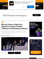 Bitcoin Enters A New Era: Industry Leaders Predict Trillions In Institutional Inflows