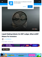 Liquid Staking Debuts On XRP Ledger, What mXRP Means For Investors | Bitcoinist.com