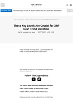 These Key Levels Are Crucial for XRP Next Trend Direction 