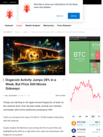 Dogecoin Activity Jumps 28% in a Week, But Price Still Moves Sideways - NullTX