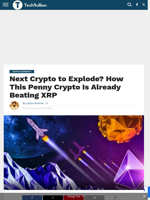 Next Crypto to Explode? How This Penny Crypto Is Already Beating XRP - TechBullion