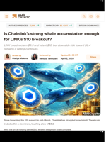 Is Chainlink’s strong whale accumulation enough for LINK’s $10 breakout? - AMBCrypto