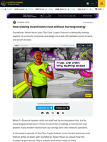 How staking incentivizes trust without burning energy