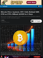 Bitcoin Price Risks Drop Below $95K as ETFs pull $650M in 4-Days