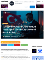 Turkey Moves to Curb Fraud Through Stricter Crypto and Bank Rules | Live Bitcoin News
