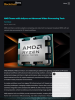 AMD Teams with InSync on Advanced Video Processing Tech - Blockchain.News