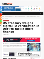 US Treasury weighs digital ID verification in DeFi to tackle illicit finance - The Crypto News Wire
