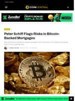 Peter Schiff Flags Risks in Bitcoin-Backed Mortgages - CoinCentral