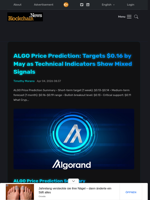 ALGO Price Prediction: Targets $0.16 by May as Technical Indicators Show Mixed Signals - Blockchain.News