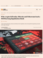 Why crypto fell today: Bitcoin and Ethereum lead a $600m long liquidation flush - AMBCrypto