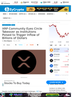 XRP Community Eyes Circle Takeover as Institutions Poised to Trigger Inflow of Billions of Dollars ⋆ ZyCrypto