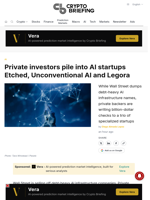 Private investors pile into AI startups Etched, Unconventional AI and Legora