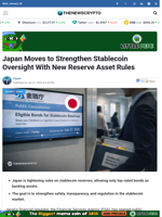 Japan Moves to Strengthen Stablecoin Oversight With New Reserve Asset Rules - TheNewsCrypto