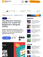 Top Bitcoin Casinos - Guide for Crash for Beginners [August 2025] – Bitcoin News