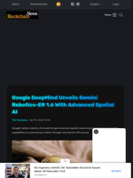 Google DeepMind Unveils Gemini Robotics-ER 1.6 With Advanced Spatial AI - Blockchain.News