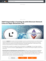 SWIFT Reportedly is Teaming Up with Ethereum Network Linea for Major Blockchain Test - Brave New Coin