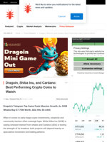 Dragoin, Shiba Inu, and Cardano: Best Performing Crypto Coins to Watch - NullTX