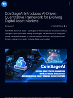 CoinSageAI Introduces AI-Driven Quantitative Framework for Evolving Digital Asset Markets | Visionary Financial